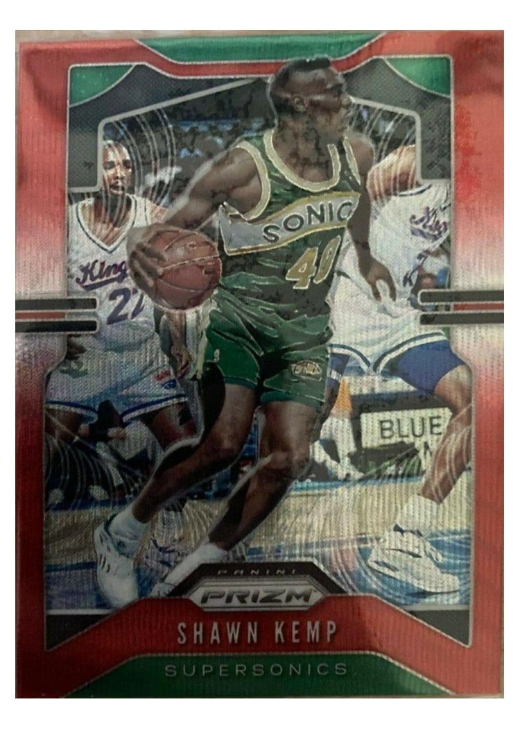 2019-20 Panini Prizm Base Set Shawn Kemp Red Ice Prizm #14 card