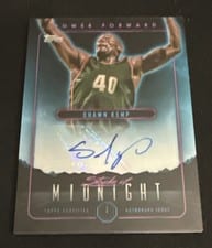 2023-24 Topps Midnight Stroke of Midnight Autographs Shawn Kemp #SMA-SK card