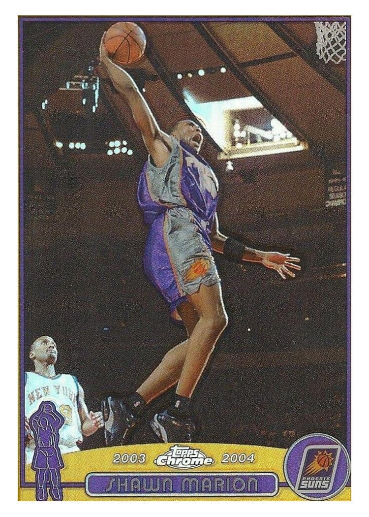 2003 Topps Chrome Shawn Marion #28 card