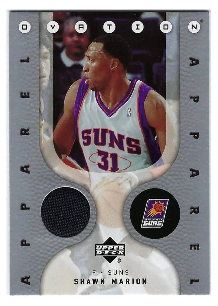 2006 Upper Deck Ovation Apparel Shawn Marion #OA-SM card