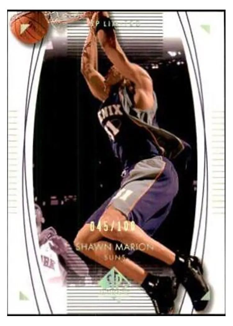 2003 SP Authentic Shawn Marion SP Limited #68 card