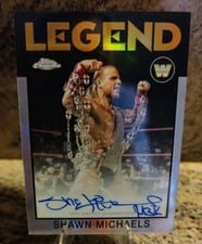 2026 Topps Chrome WWE 1986 Topps Autographs Shawn Michaels #86T-SM card