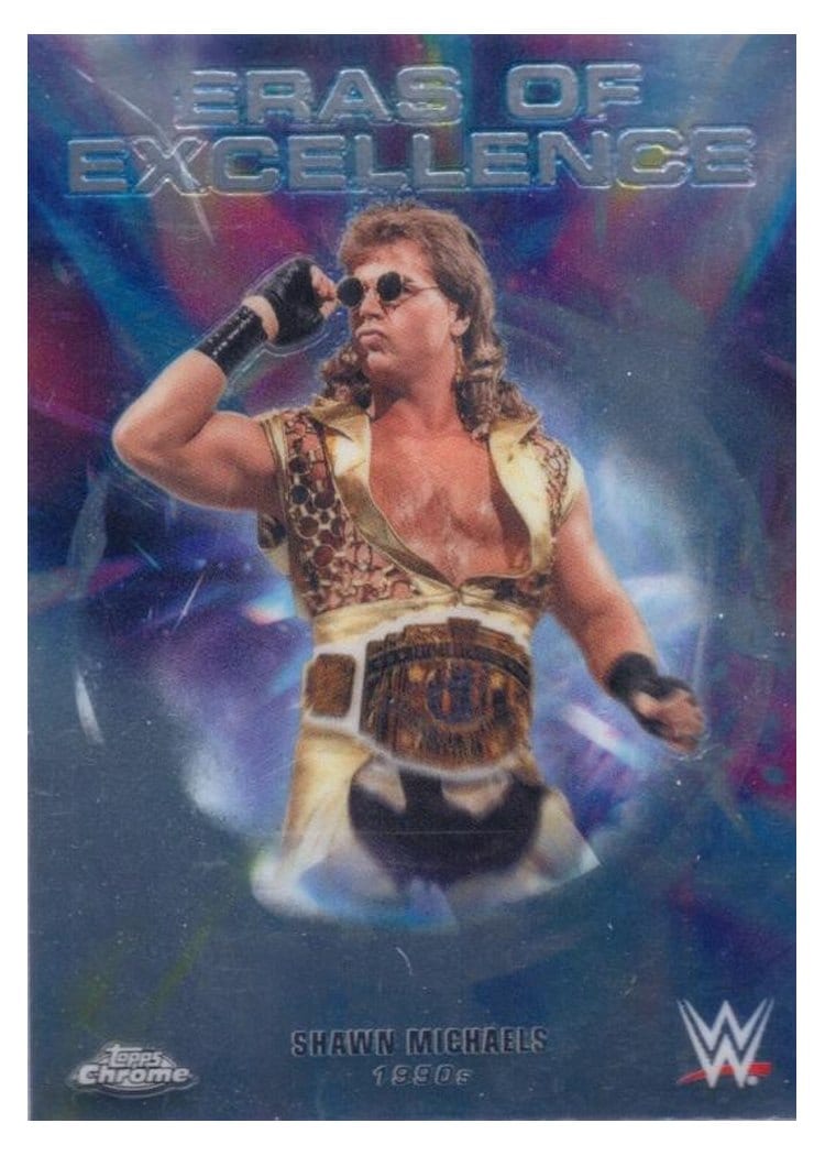 2026 Topps Chrome WWE Eras of Excellence Shawn Michaels #ERA-7 card