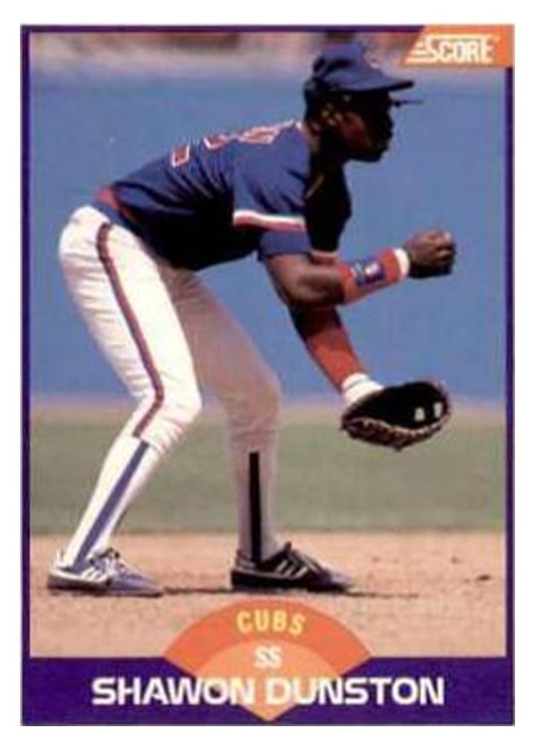 1989 Score Shawon Dunston #235 card