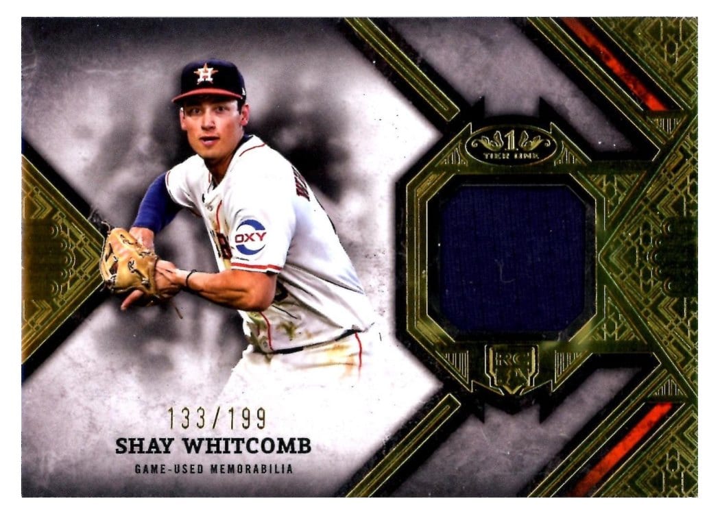 2025 Topps Tier One Rookie Relics Shay Whitcomb #RR-SW card