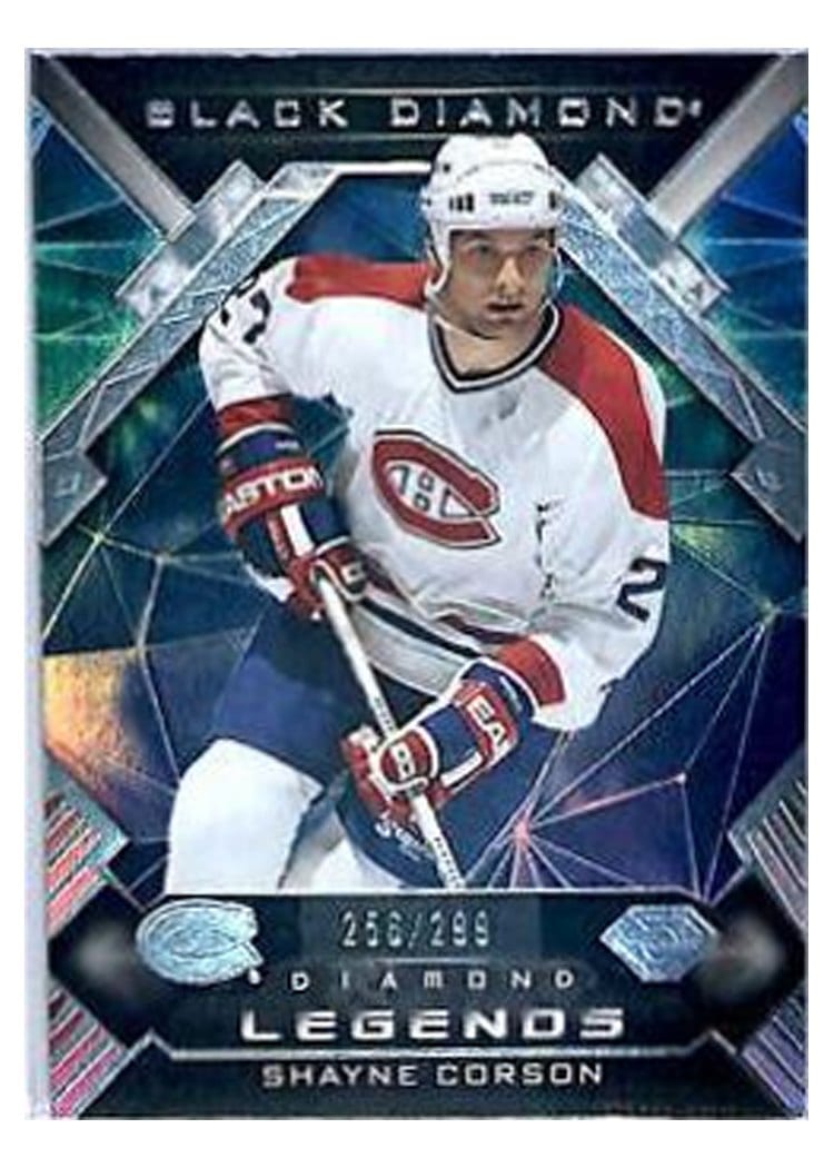 2022-23 Upper Deck Black Diamond Diamond Legends Shayne Corson #BDL-SC card