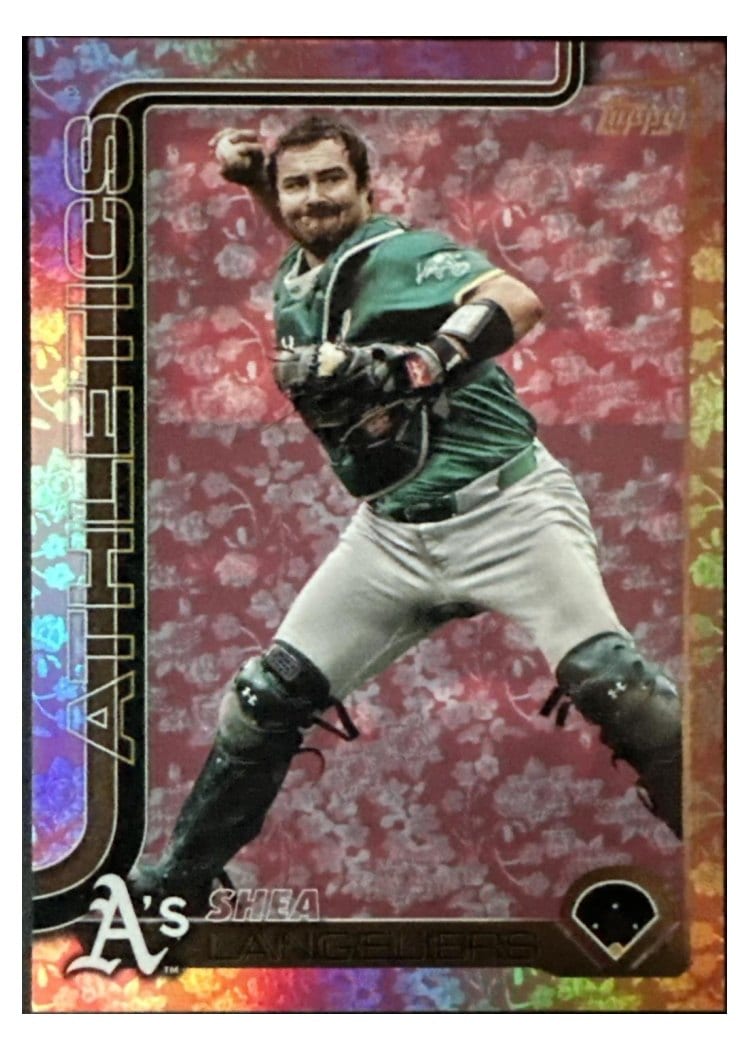 2025 Topps Base Set Shea Langeliers Flowers #158 card