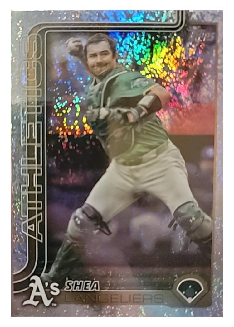 2025 Topps Base Set Shea Langeliers Sandglitter #158 card