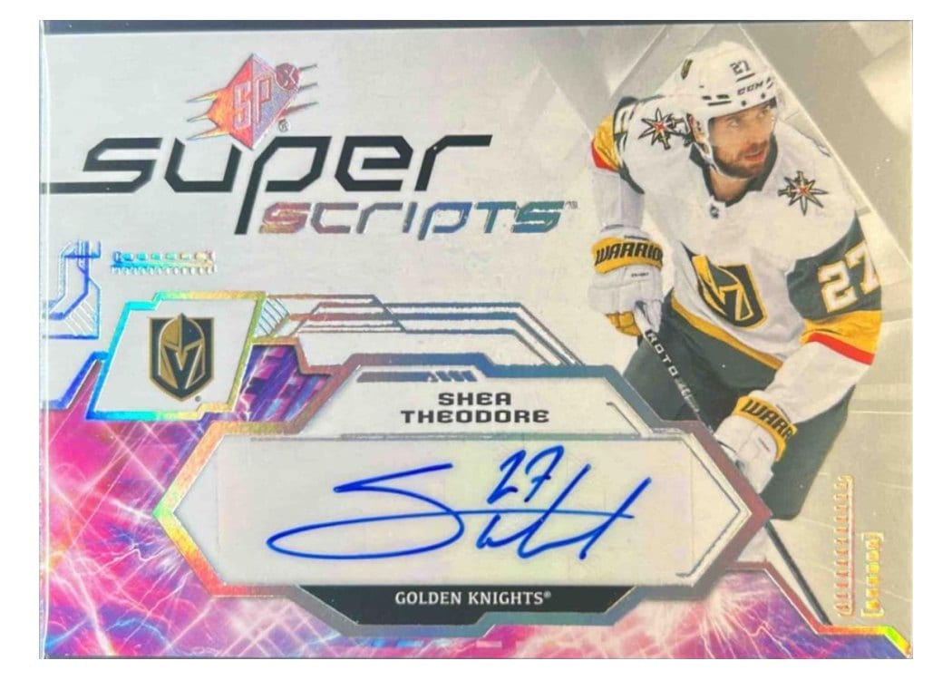 2023-24 SPx Superscripts Shea Theodore #SS-ST card