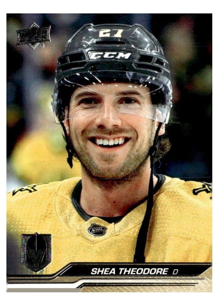 2023-24 Upper Deck Base Set Shea Theodore #435 card