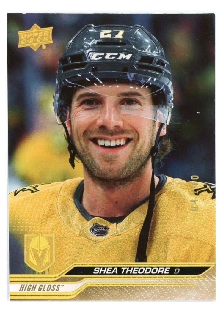 2023-24 Upper Deck Base Set Shea Theodore #435 card