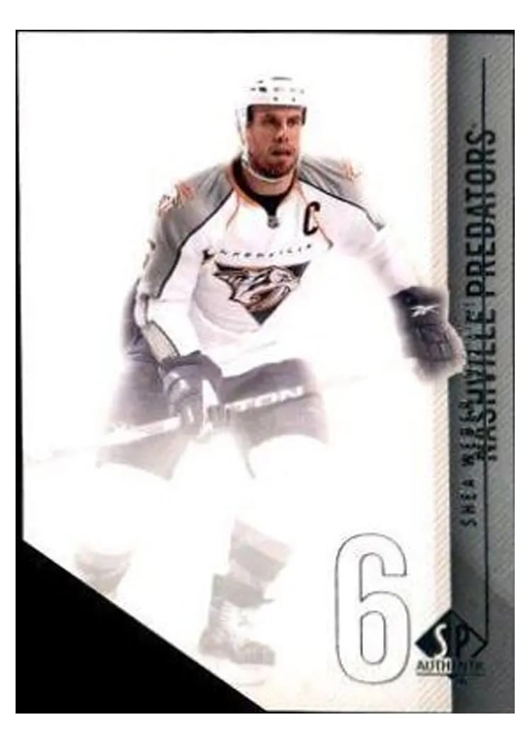 2010 SP Authentic Shea Weber #20 card