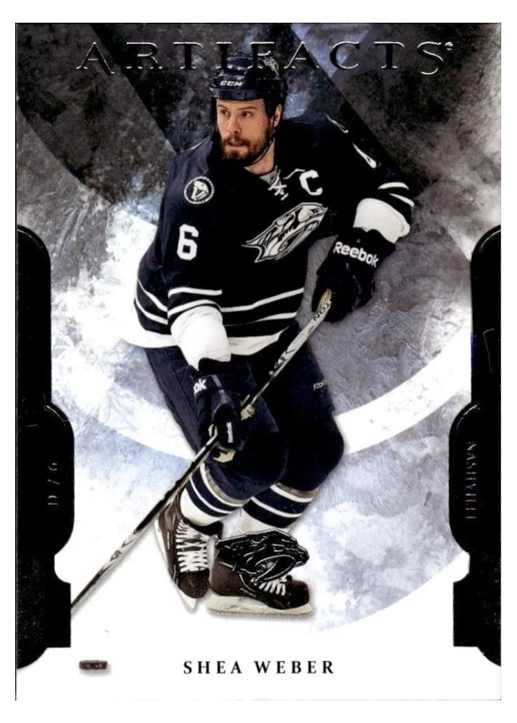 2011 Upper Deck Artifacts Shea Weber #6 card