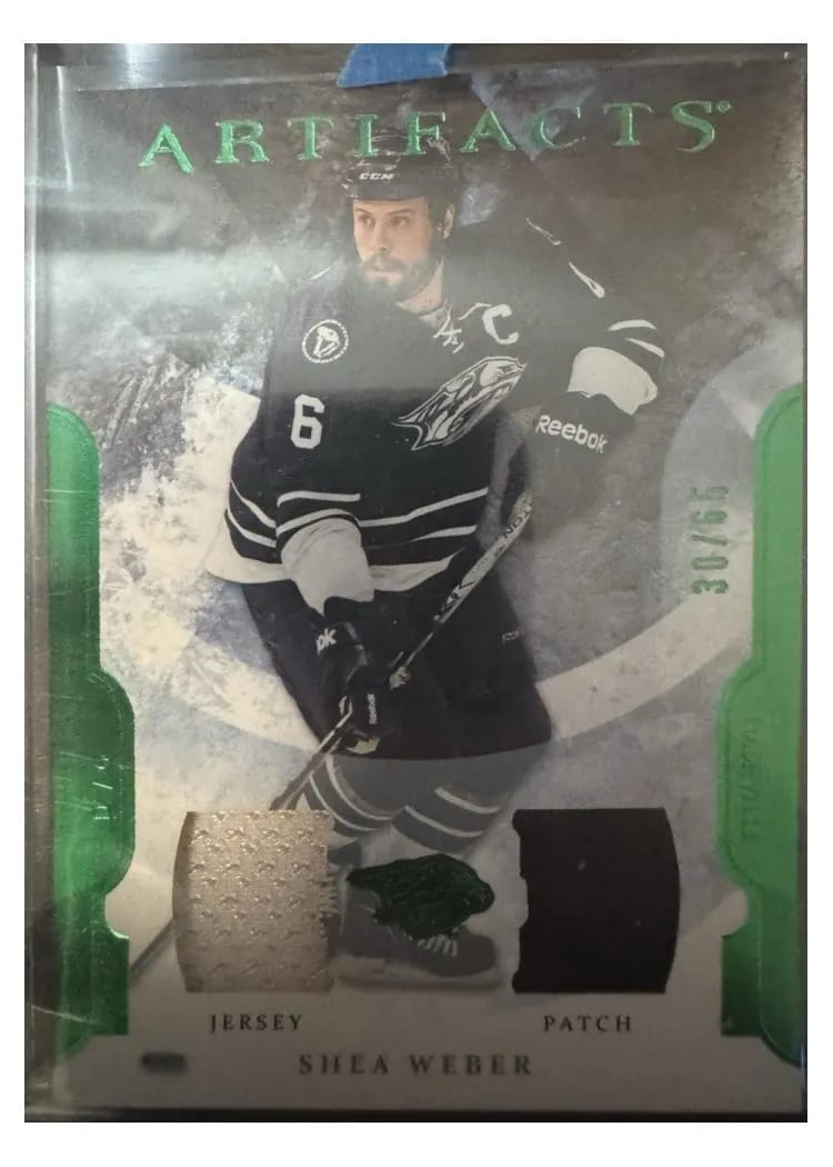 2011 Upper Deck Artifacts Shea Weber #6 card