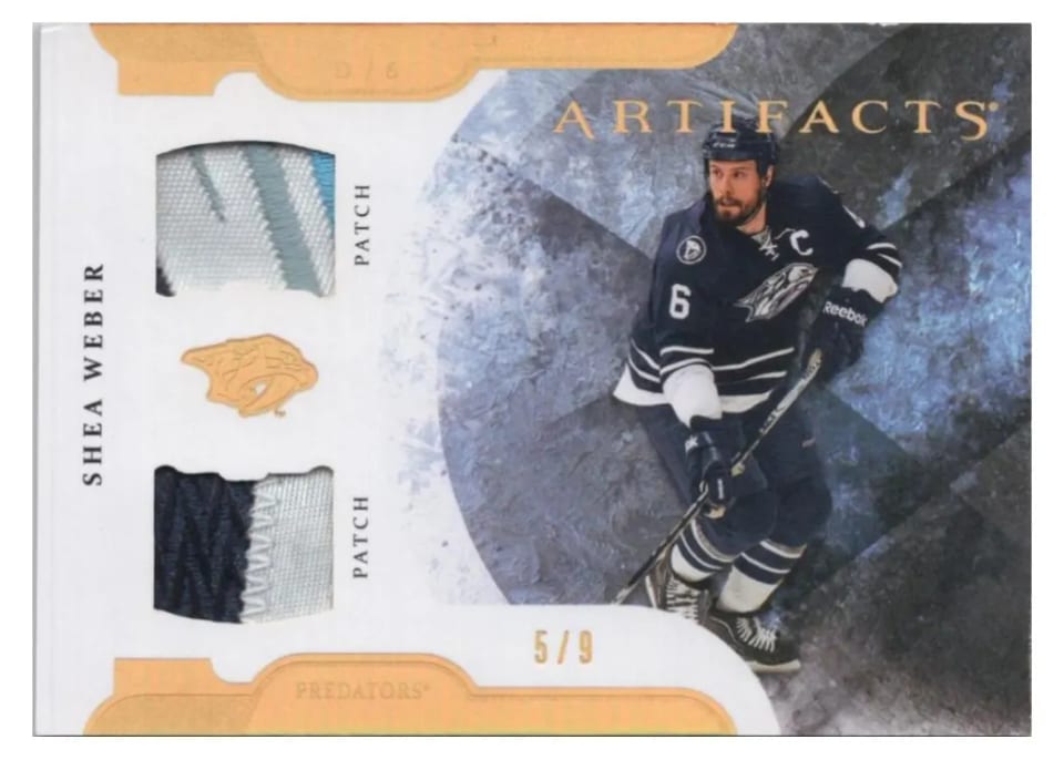2011 Upper Deck Artifacts Shea Weber #6 card