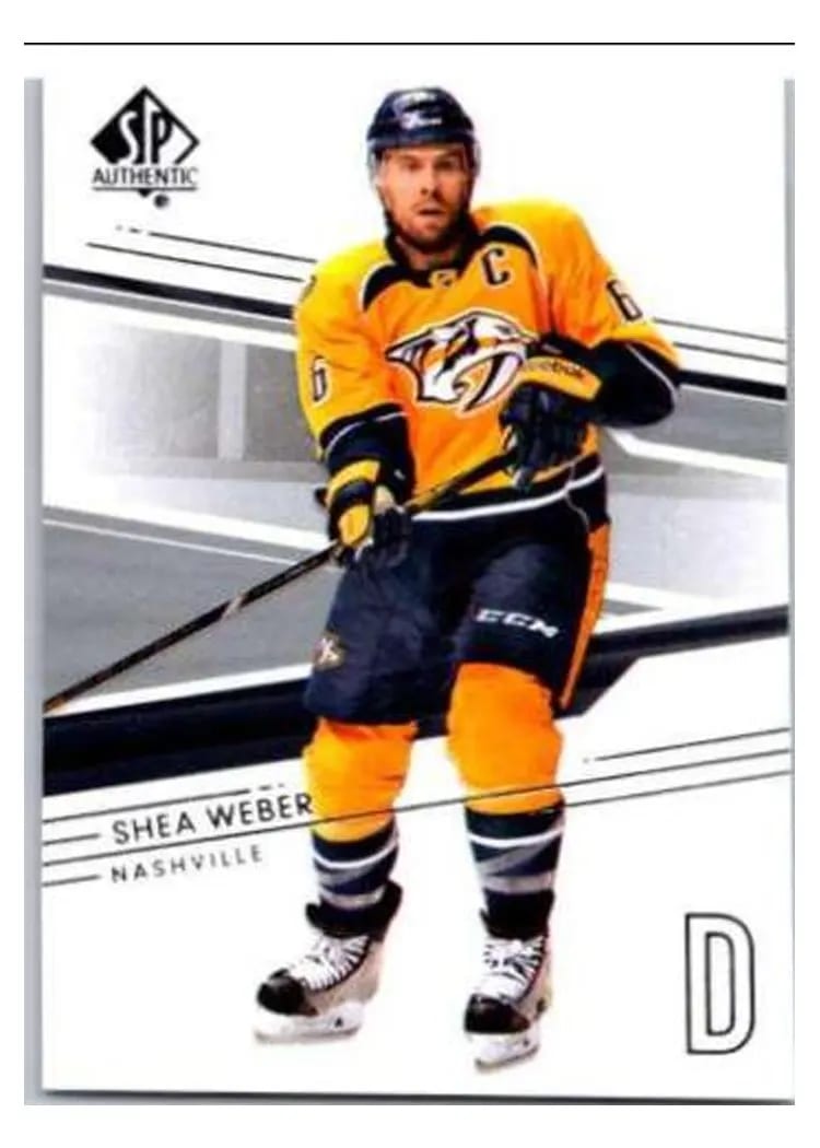 2014 SP Authentic Shea Weber #19 card