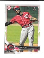 2018 Bowman Paper Prospects Shed Long #BP78 card