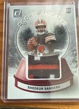 2025 Donruss Rookie Holiday Sweater Shedeur Sanders #SWE-SSS card
