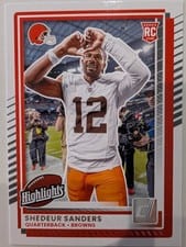 2025 Donruss Rookies & Highlights Base Set Shedeur Sanders #DRH-99