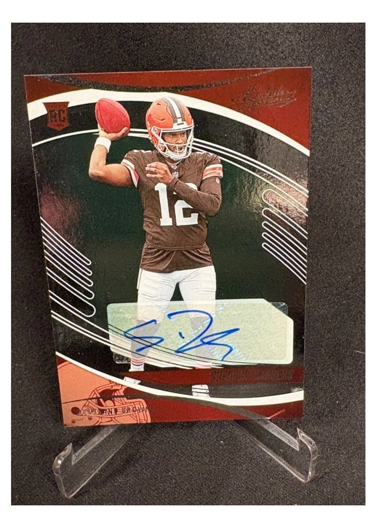 2025 Panini Absolute Signature Rookies Shedeur Sanders #177 card