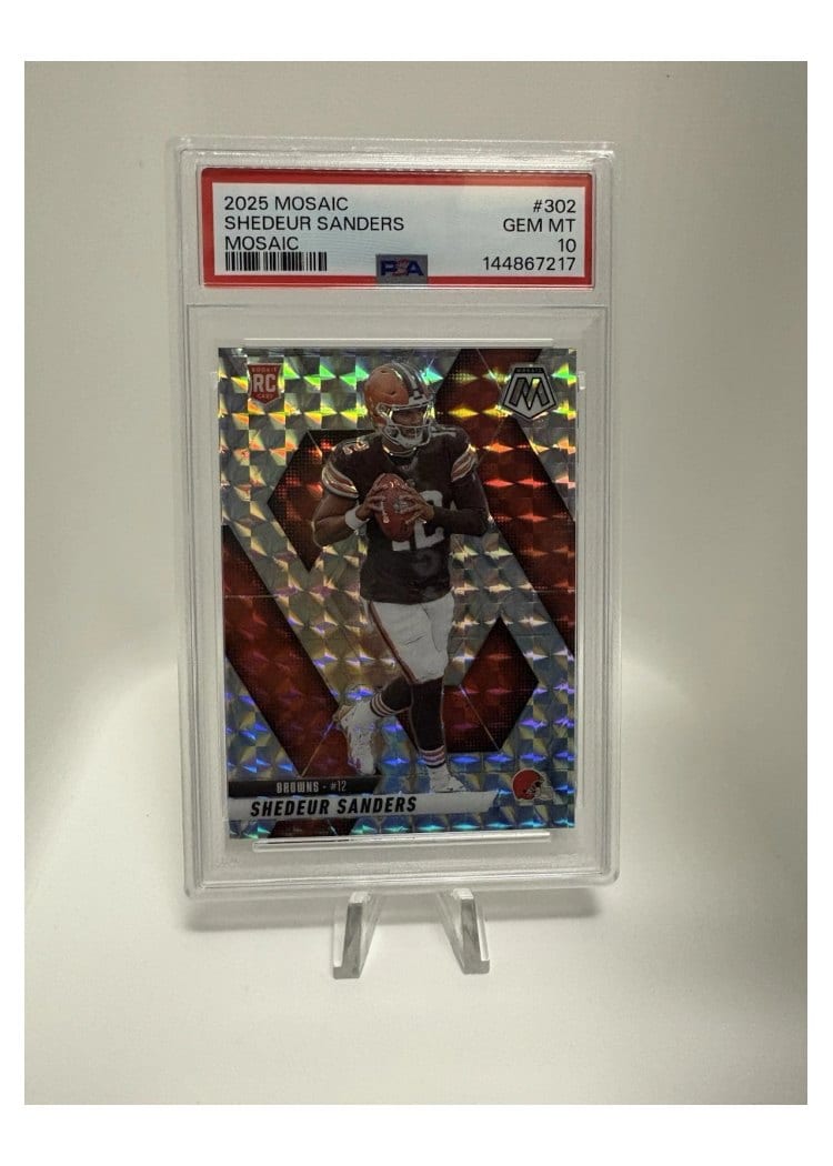 2025 Panini Mosaic Shedeur Sanders #302 card