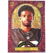 2025 Panini Mosaic Micro Shedeur Sanders #20 card