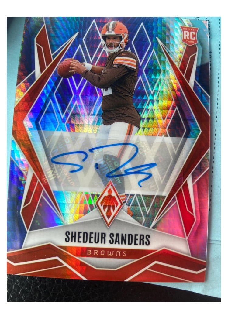 2025 Panini Phoenix Shedeur Sanders #154 card