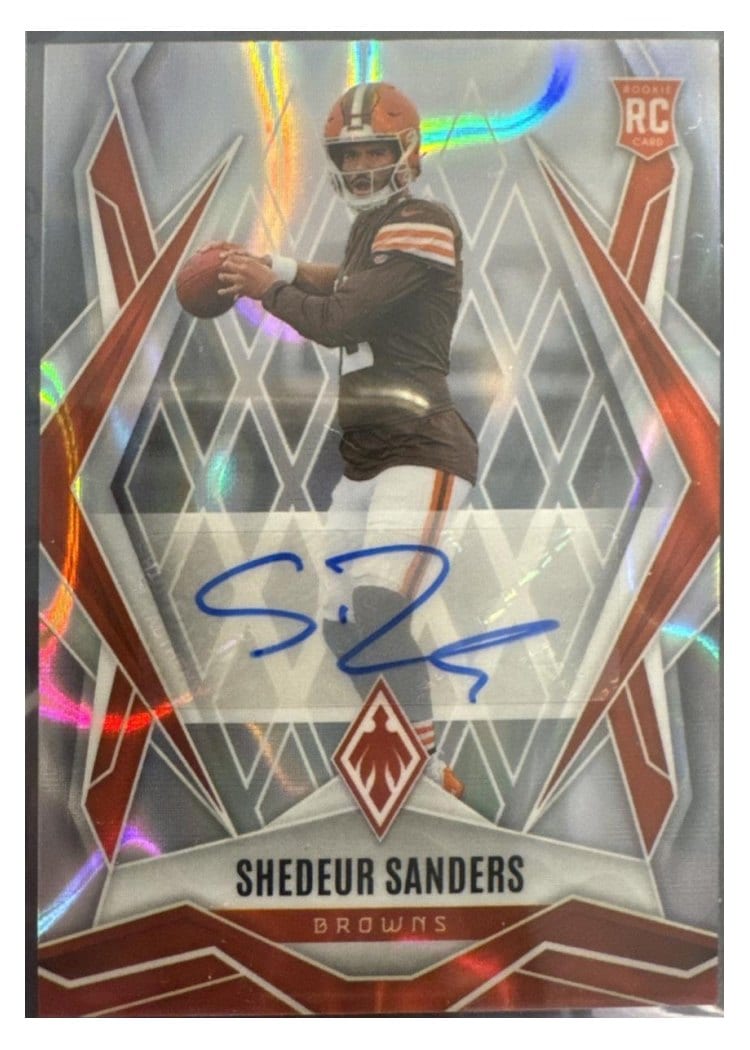 2025 Panini Phoenix Shedeur Sanders #154 card