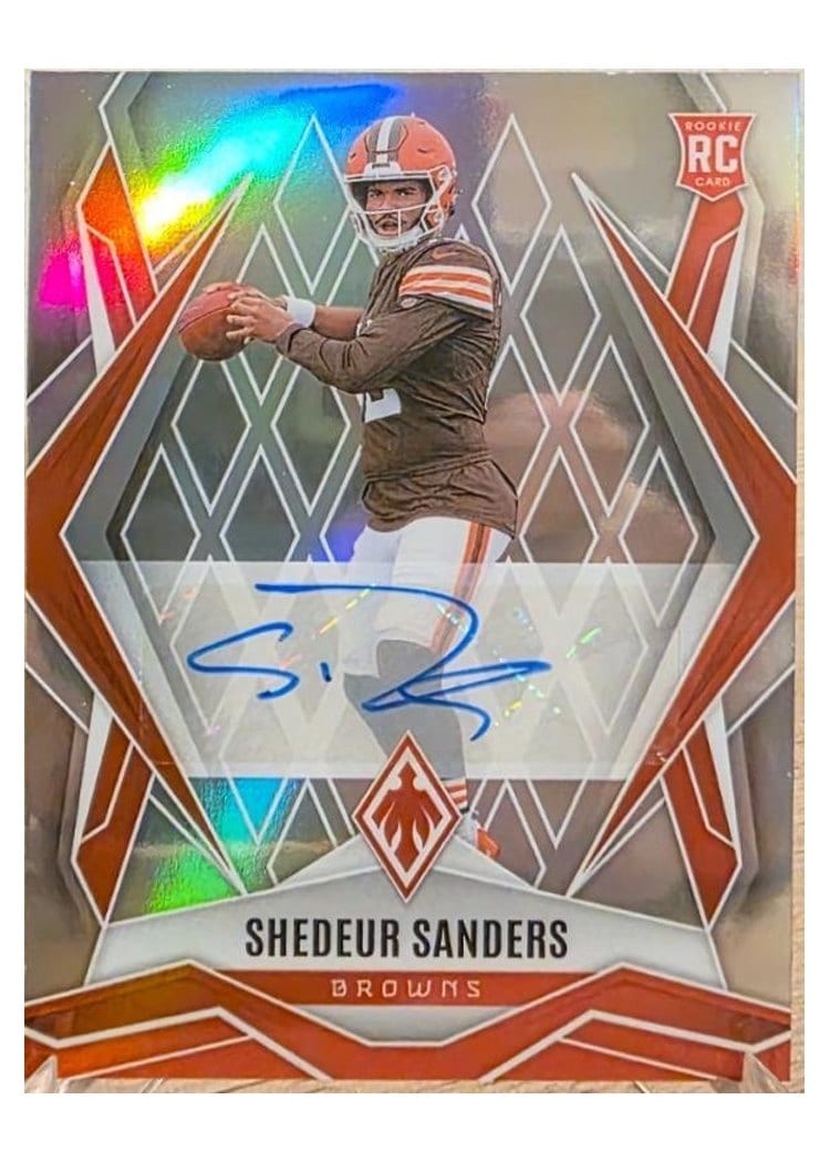 2025 Panini Phoenix Shedeur Sanders #154 card