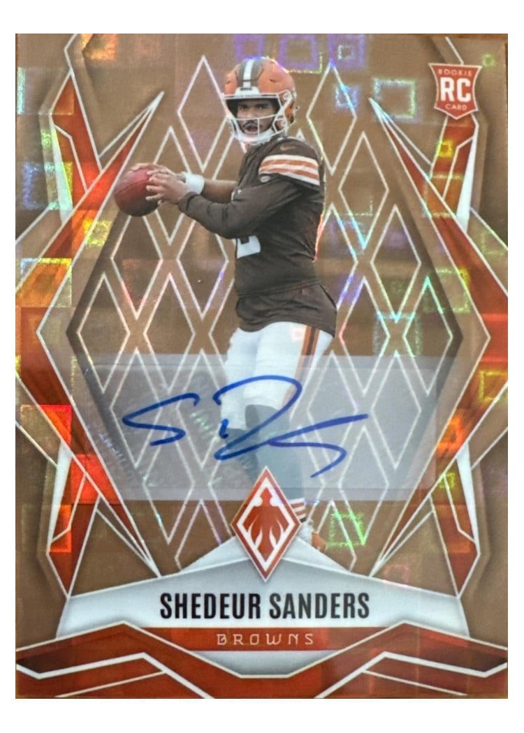2025 Panini Phoenix Shedeur Sanders #154 card
