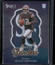 2025 Panini Select Select Certified Rookies Shedeur Sanders #12 card