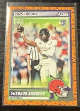 2025 Score-A-Treat Base Rookies Pumpkin Shedeur Sanders #15 card