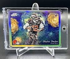2025 Topps Cosmic Chrome Stars in the Night Shedeur Sanders #STN-3 card