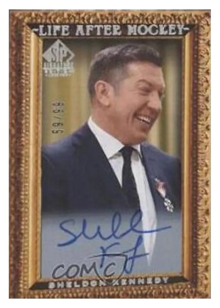 2020-21 SP Signature Edition Legends Life After Hockey Sheldon Kennedy #LA-10 card