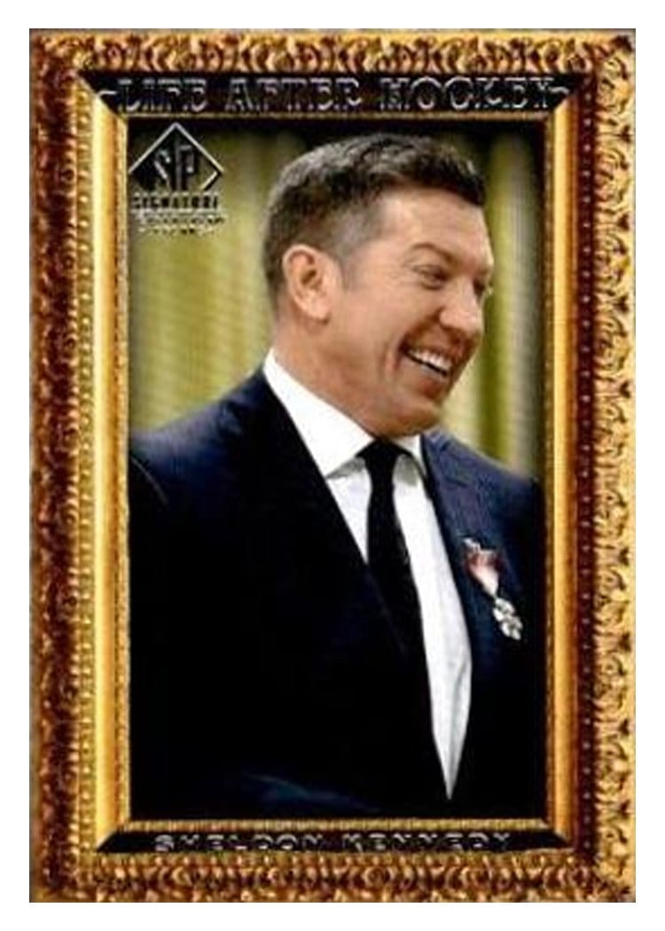 2020-21 SP Signature Edition Legends Life After Hockey Sheldon Kennedy #LA-10 card