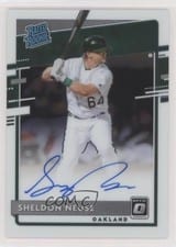 2020 Donruss Optic Rated Rookies Signatures Sheldon Neuse #RRS-SN card