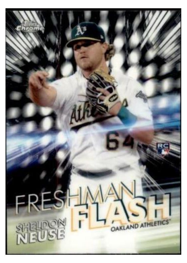 2020 Topps Chrome Freshman Flash Sheldon Neuse #FF-7 card