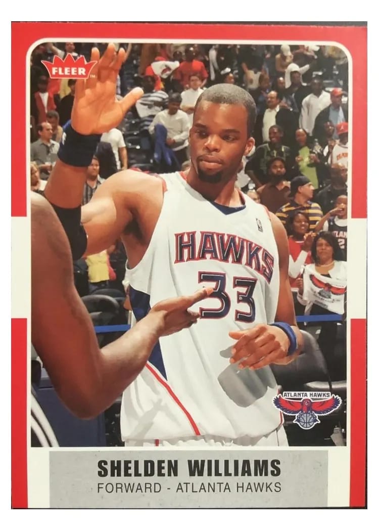 2007 Fleer Sheldon Williams #86 card