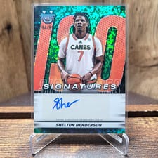 2025-26 Bowman University Best Iso Signatures Shelton Henderson #IS-SH card