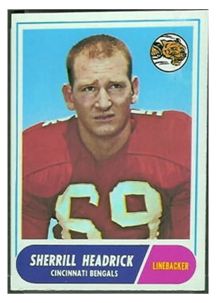 1968 Topps Sherrill Headrick #96 card