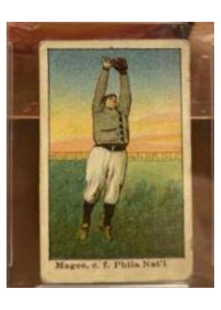 1909 E92 Dockman & Sons Sherry Magee card