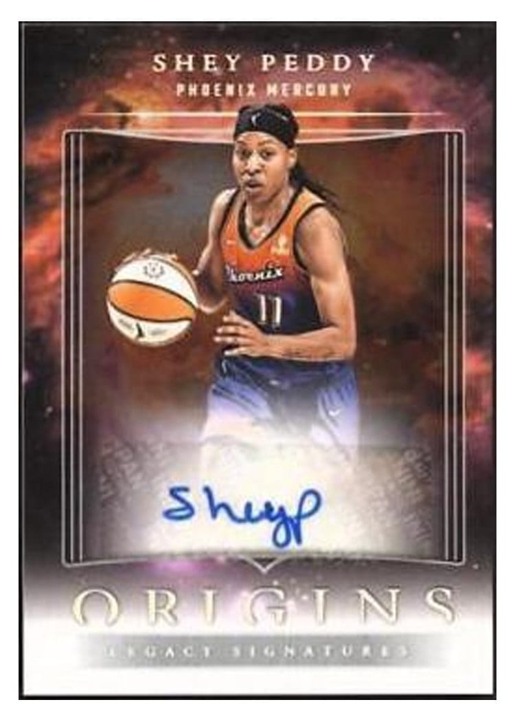 2024 Panini Origins WNBA Legacy Signatures Shey Peddy #LS-SP card
