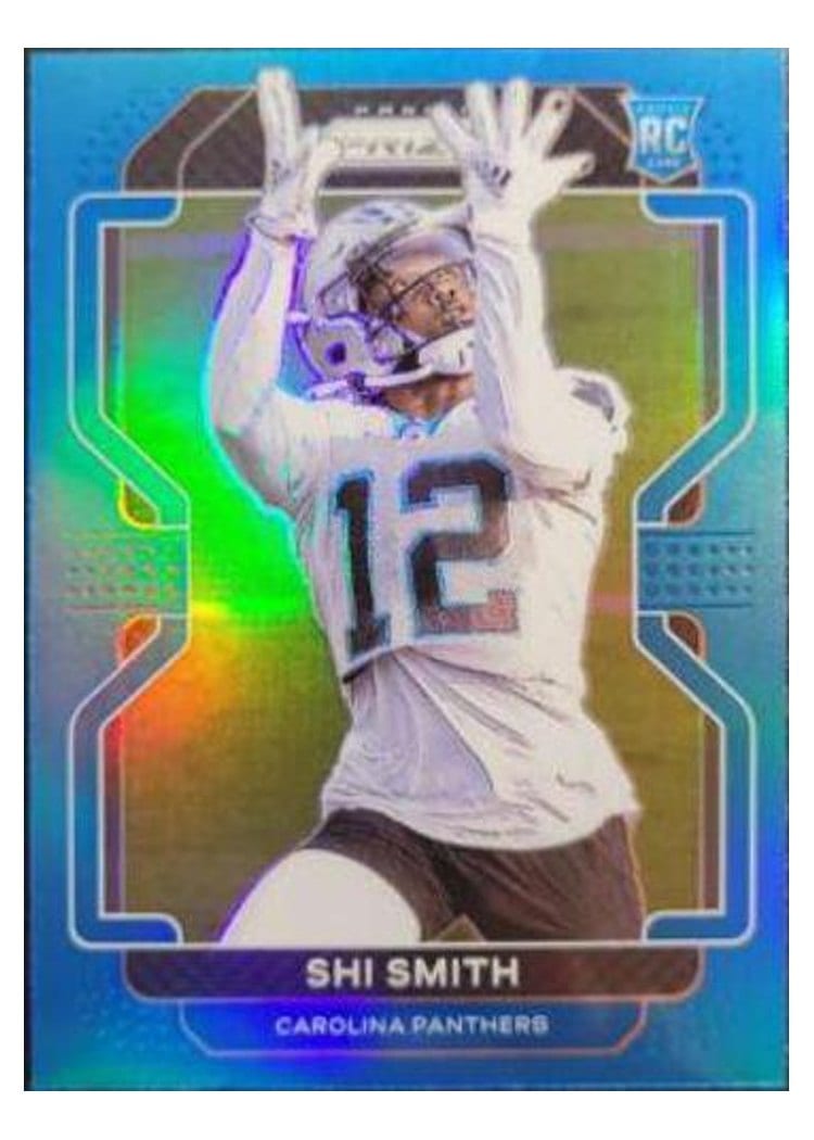 2021 Panini Prizm Base Set Shi Smith Light Blue Prizm #408 card