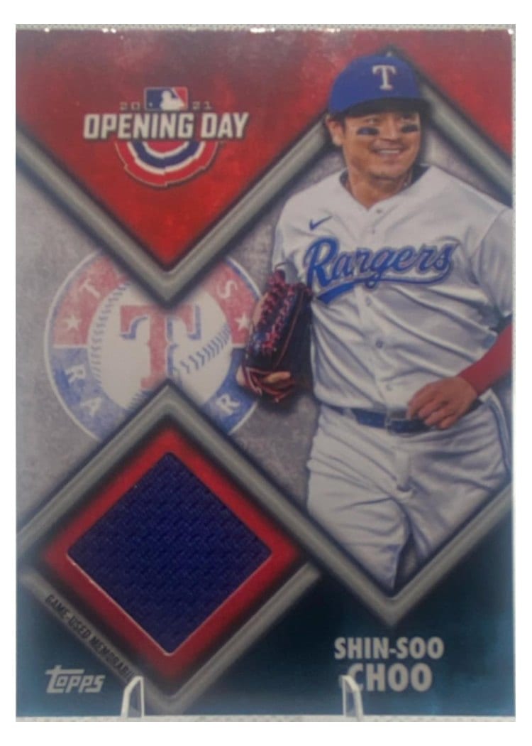 2021 Topps Opening Day Relics Shin-Soo Choo #ODR-SC card
