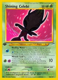 2002 Neo Destiny Shining Celebi #106 card