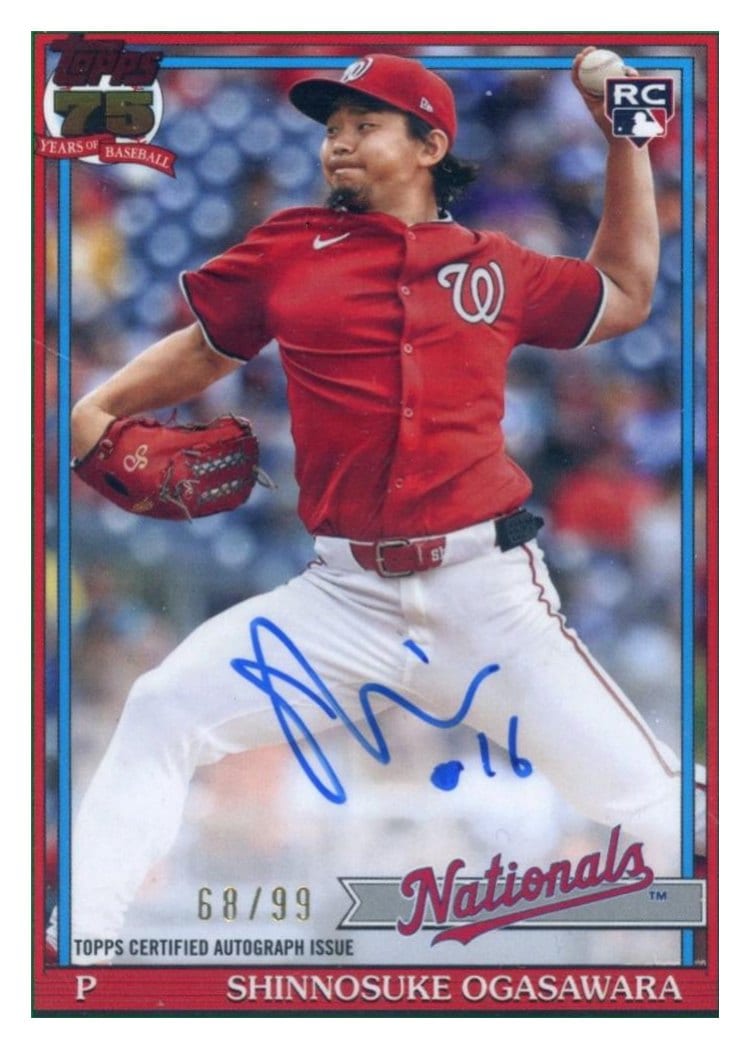 2026 Topps 1991 Topps Autographs Shinnosuke Ogasawara #91A-SHIN card