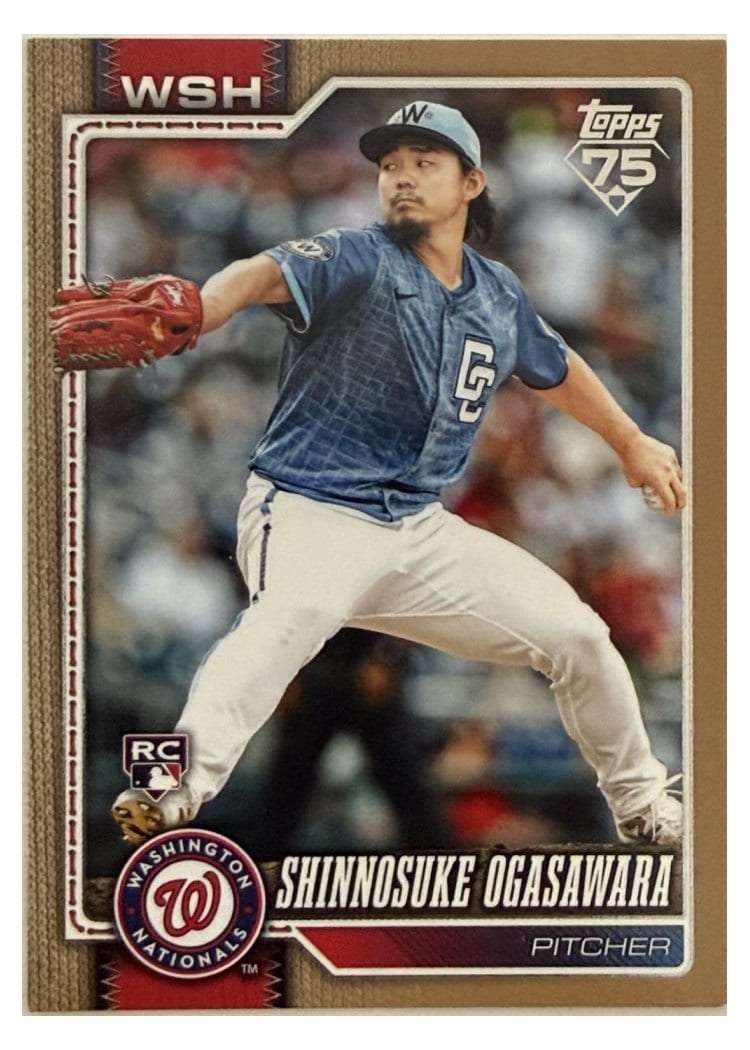 2026 Topps Base Set Shinnosuke Ogasawara Gold #32 card