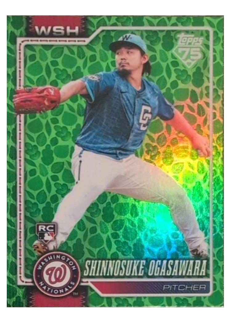 2026 Topps Base Set Shinnosuke Ogasawara Holiday Umbrellas #32 card