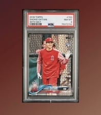 2018 Topps Shohei Ohtani With Bat #700 card