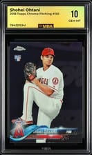 2018 Topps Chrome Shohei Ohtani #150 card